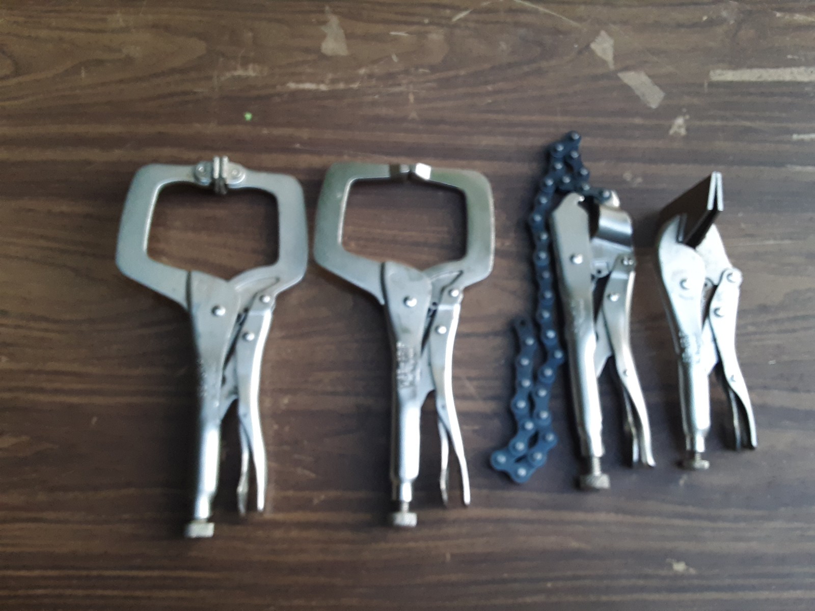 Vintage Vice Grip Petersson Dewitt Clamp Set