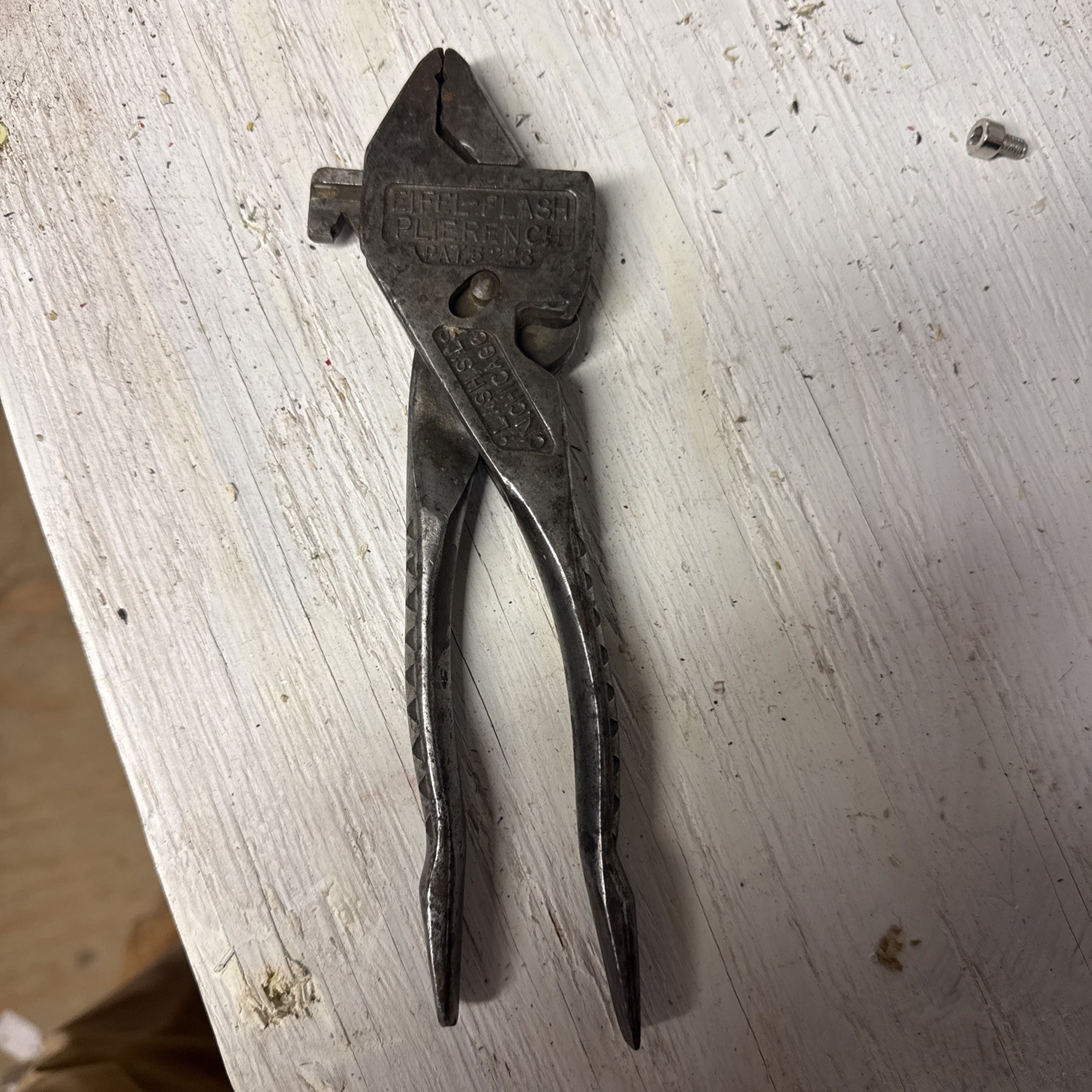 Vintage EIFFEL-FLASH PLIERENCH Jaw Plier Adjustable Wrench