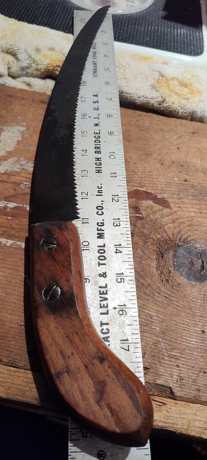 Vintage aged Tree Trimming and Pruning Saw