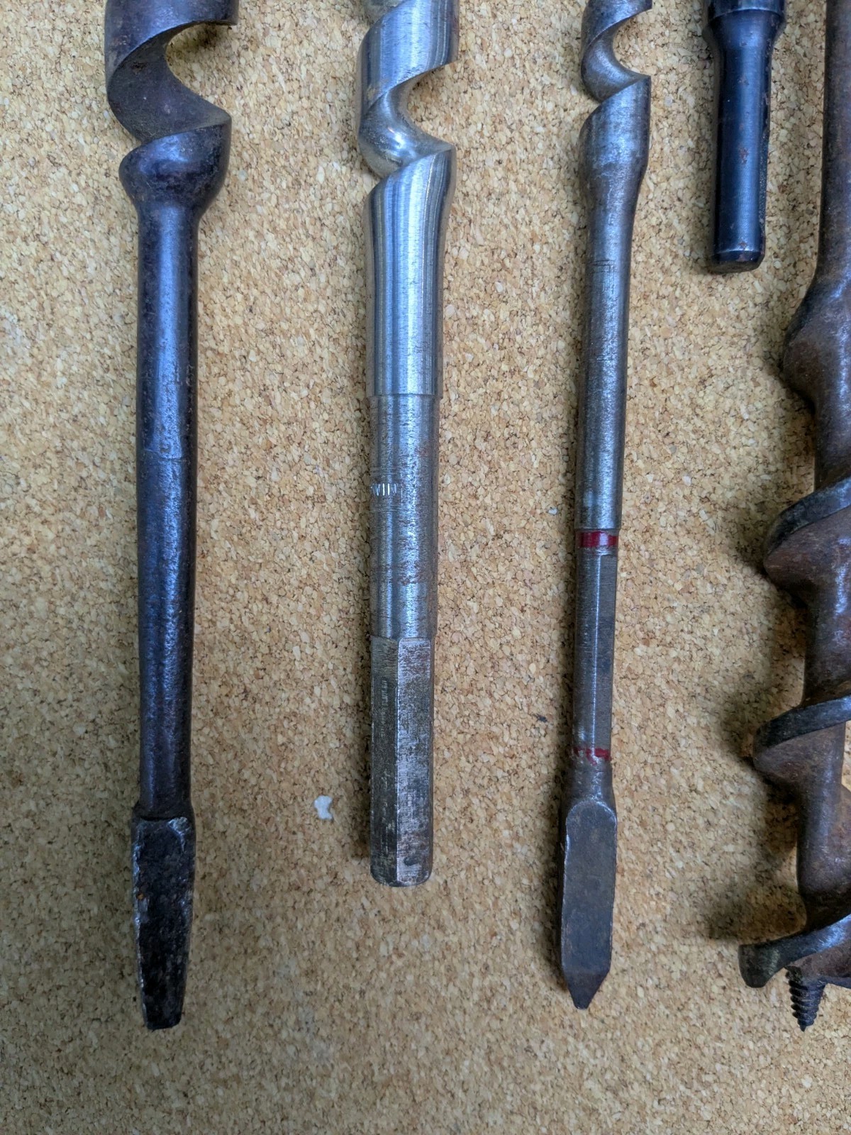Lot of Vintage Auger Bits Stanley Irwin Russel Jennings