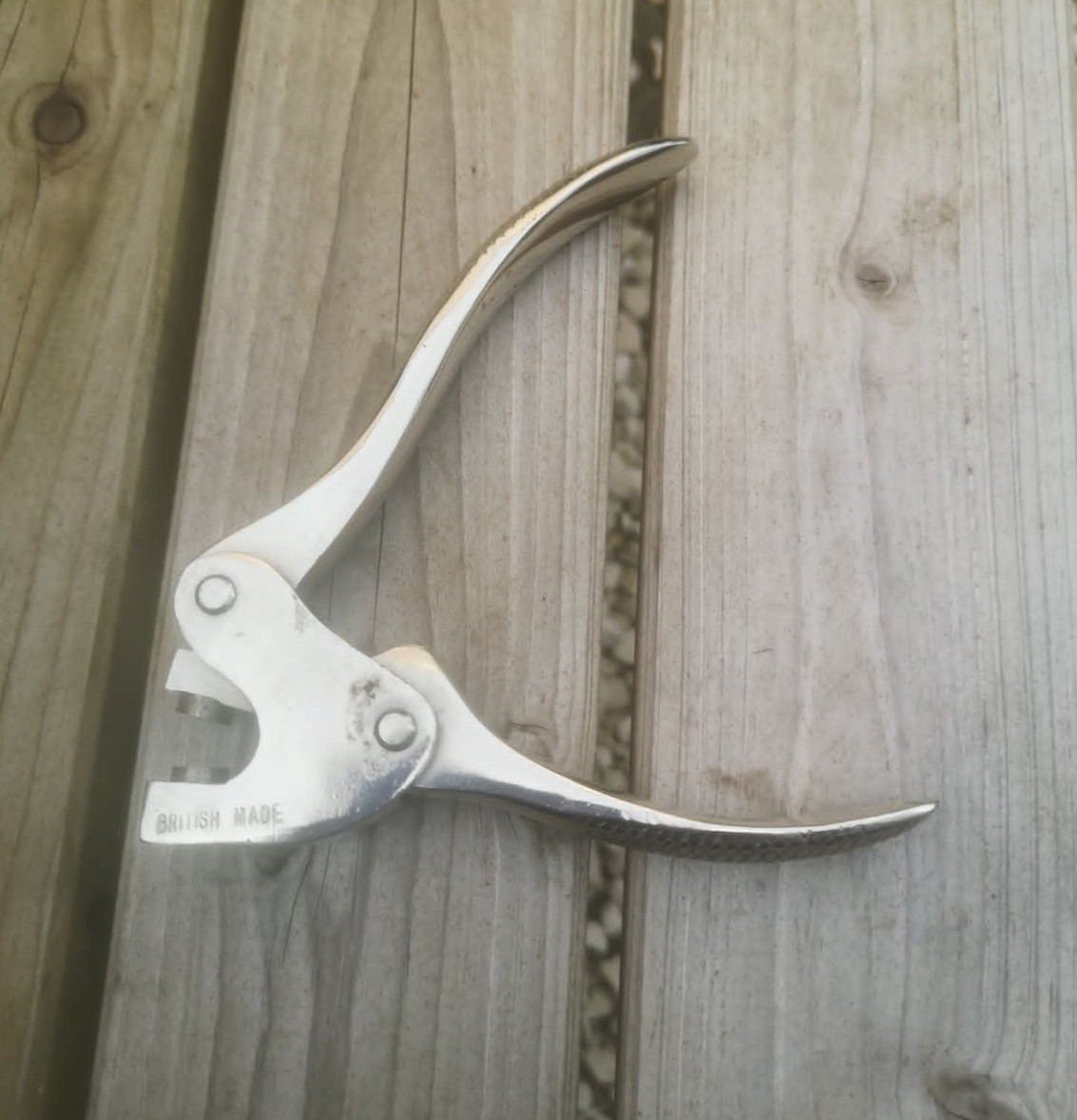 2 Vintage Tools “BBC” Wire Lead Lock Crimp Plier, and Lock Lead Removing Pliers