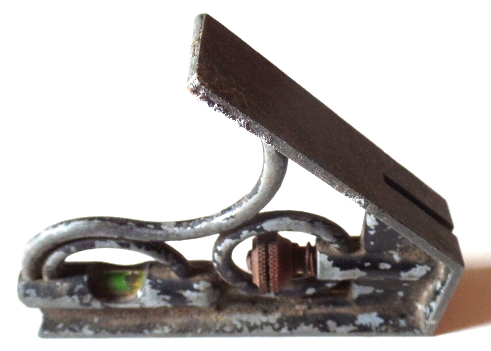 Antique Vintage Black Peeling Paint From Age Leveling Tool