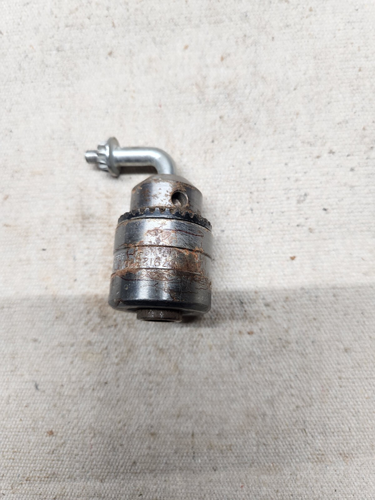 VTG DRILL CHUCK & KEY MADE IN USA 679123-01 1/16-3/8 CAP 1.5-10MM 3/8-24 THREAD
