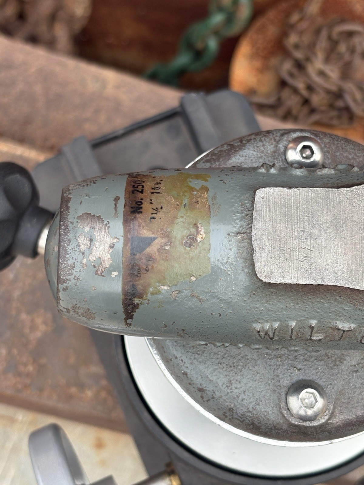 Vintage Wilton Toddler Bullet Vise On A Moog QuickSet Positioner USA 🇺🇸