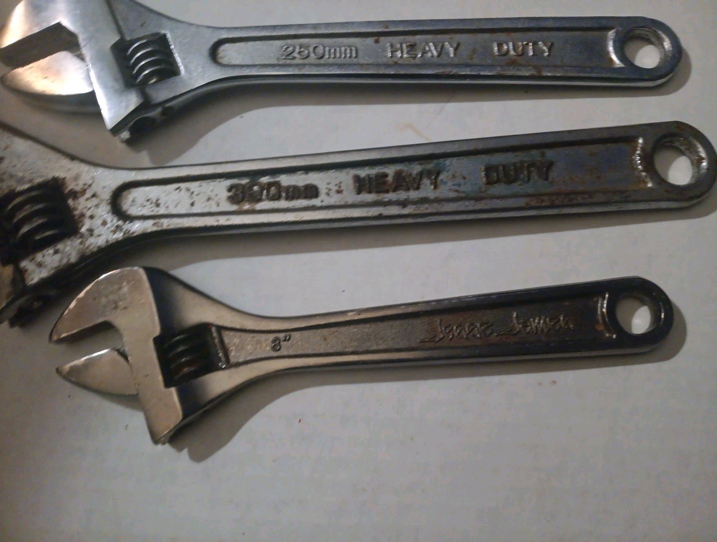 Rare VTG Jesse James 8″ Cresent Wrench West Coast Choppers Works W/10″,12″ lot 3