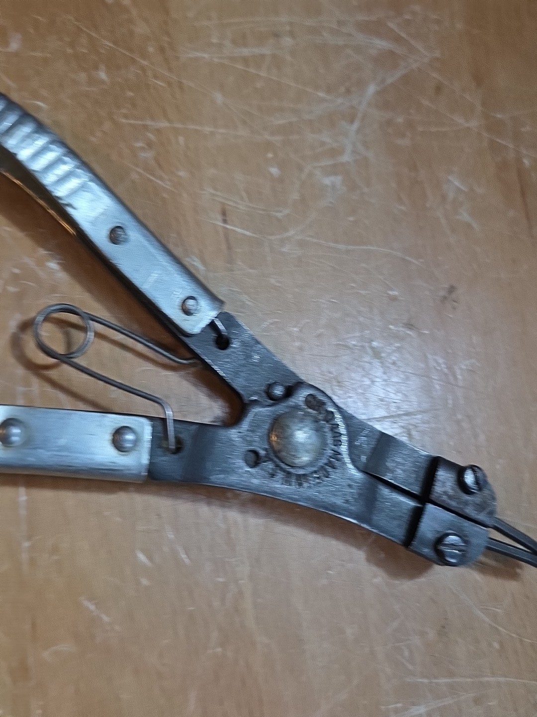 Vintage K-D MFG. SNAP RING PLIERS NO. 446, Patent 3040420 Made In USA (t11)