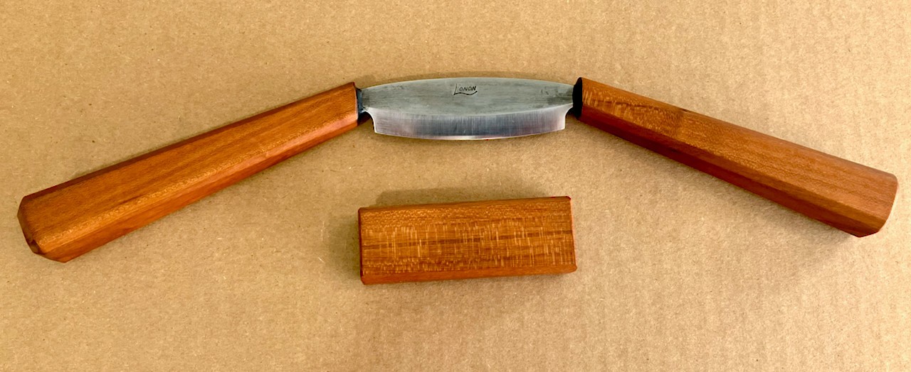Jason Lonon Tools Push/Pull Shave also can be called a Mini Draw Knife