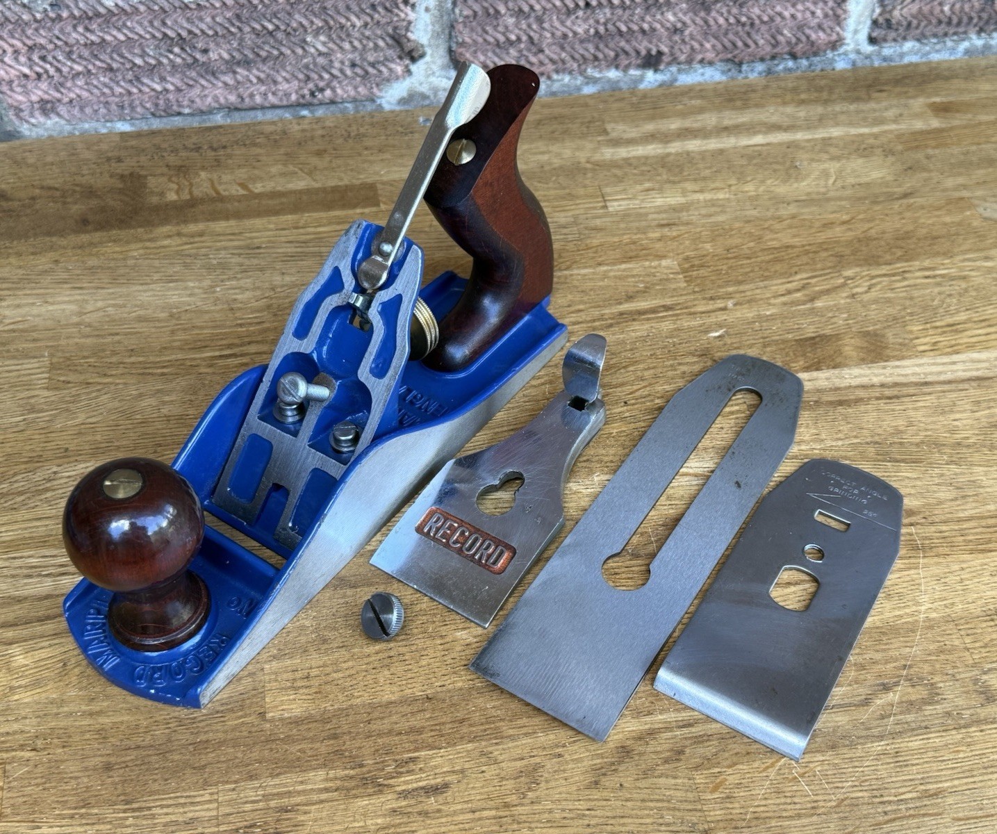 Vintage Boxed Mint Record Marples No 4 Wood Plane Jack Plane Woodworking Tool