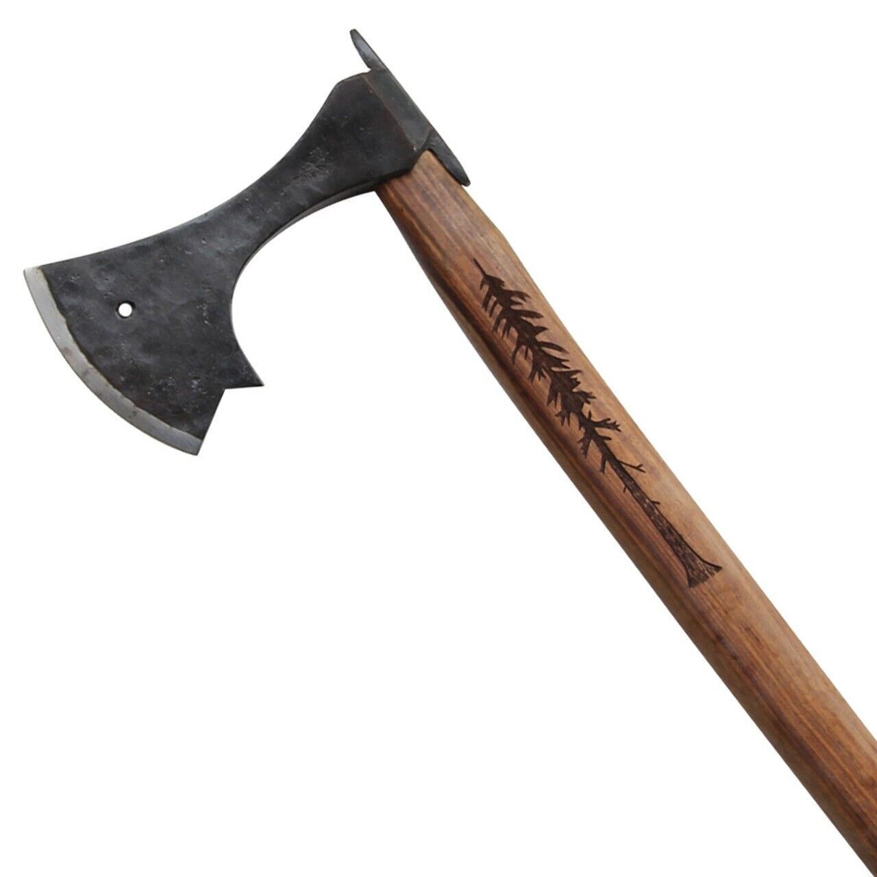 CUSTOM HAND FORGED HIGH CARBON STEEL VIKING AXE FULLY FUNCTIONAL BATTLE READY