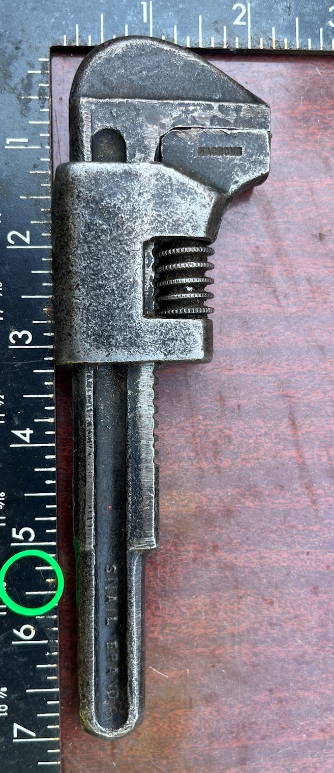 Snail Brand 7 in F Type Shifter Wrench. British adjustable spanner – Classic Car