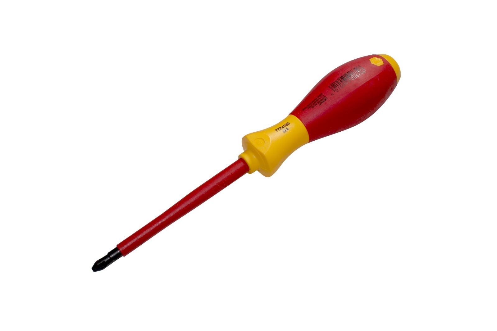 Wiha 00879 Pozidrive Screwdriver PZ2 100mm 1000v VDE Electrician SoftFinish Grip