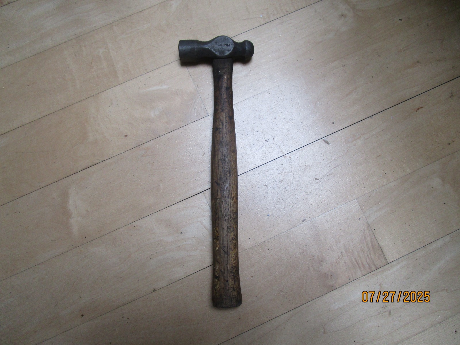 Vintage Gilpin Ball Pein Hammer.