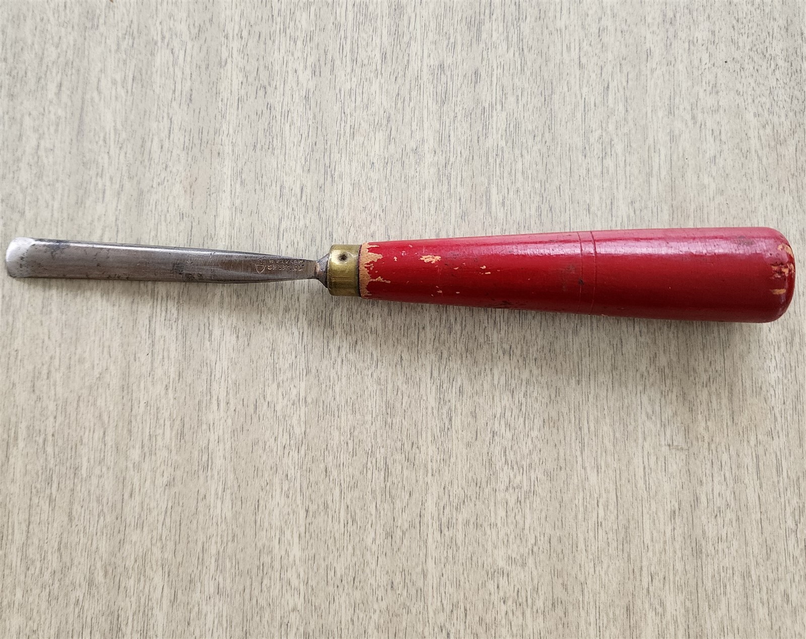 VINTAGE HENRY TAYLOR ACORN No. 6 WOODWORKING TOOL TANG MARKS SHEFFIELD ENGLAND