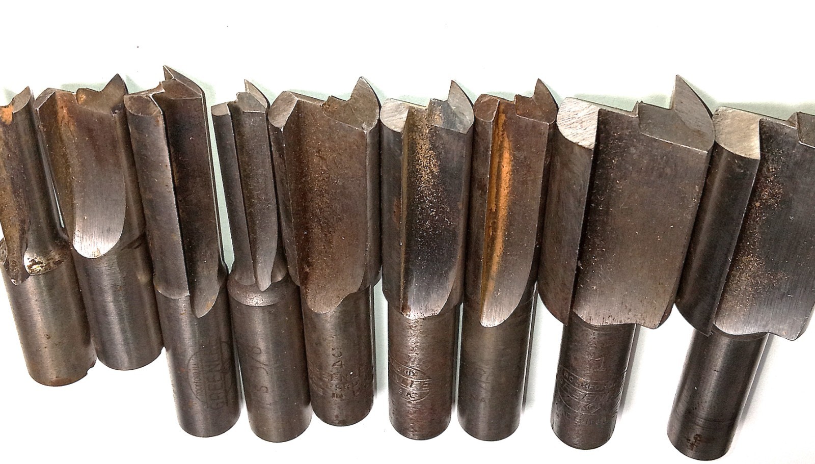 Rockford Greenlee Roouter bits. Made in then U.S.A. Set of 22.