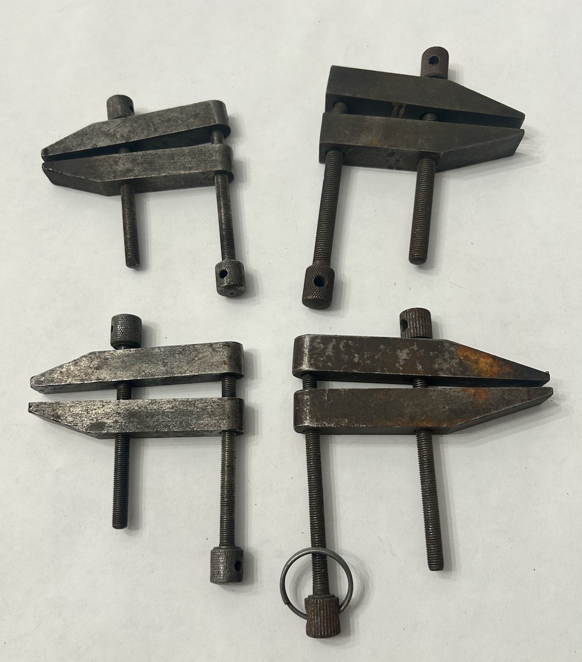 Lot of 4 Parallel Jaw Clamps Machinist Union Tool Co