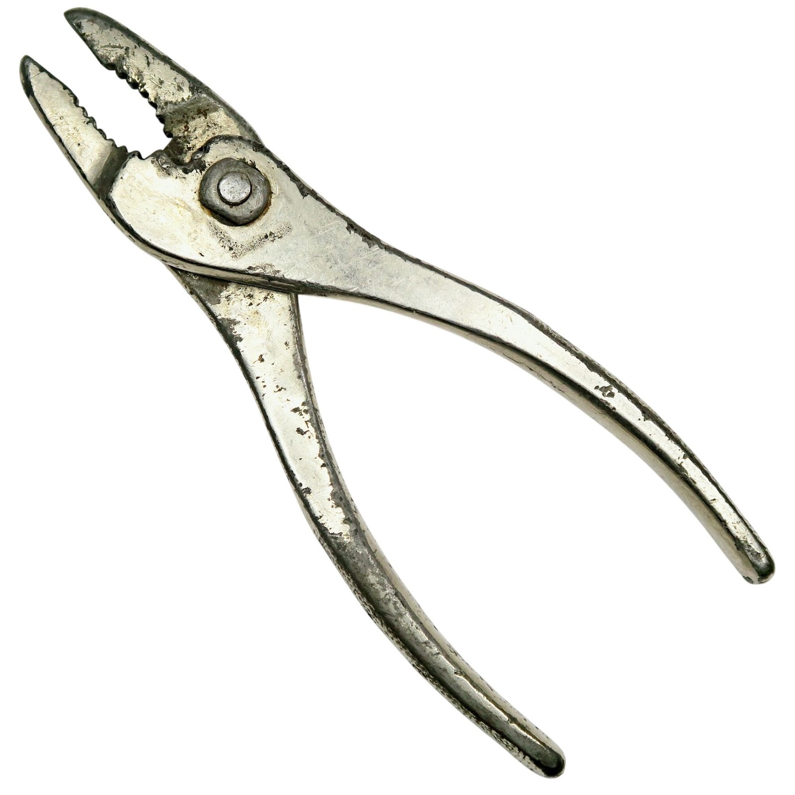 Diamond Duluth N16 Pliers – 6½” USA Vintage Slip Joint Tool, Chrome-Plated Steel