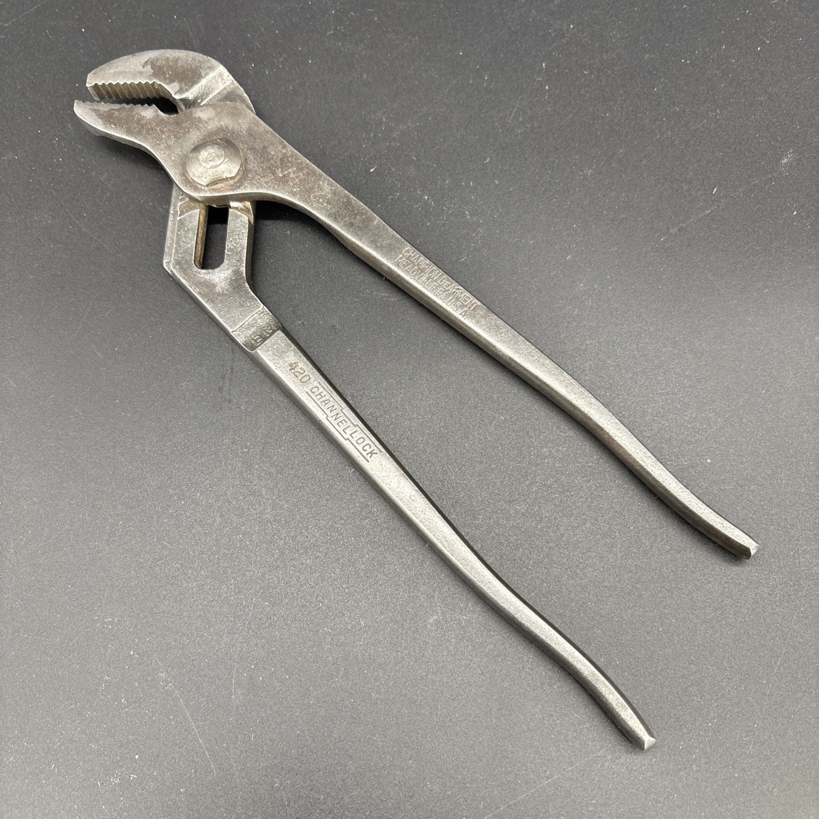 Vintage Champion DeArment Channellock Pliers No. 420 USA 1933 Patent