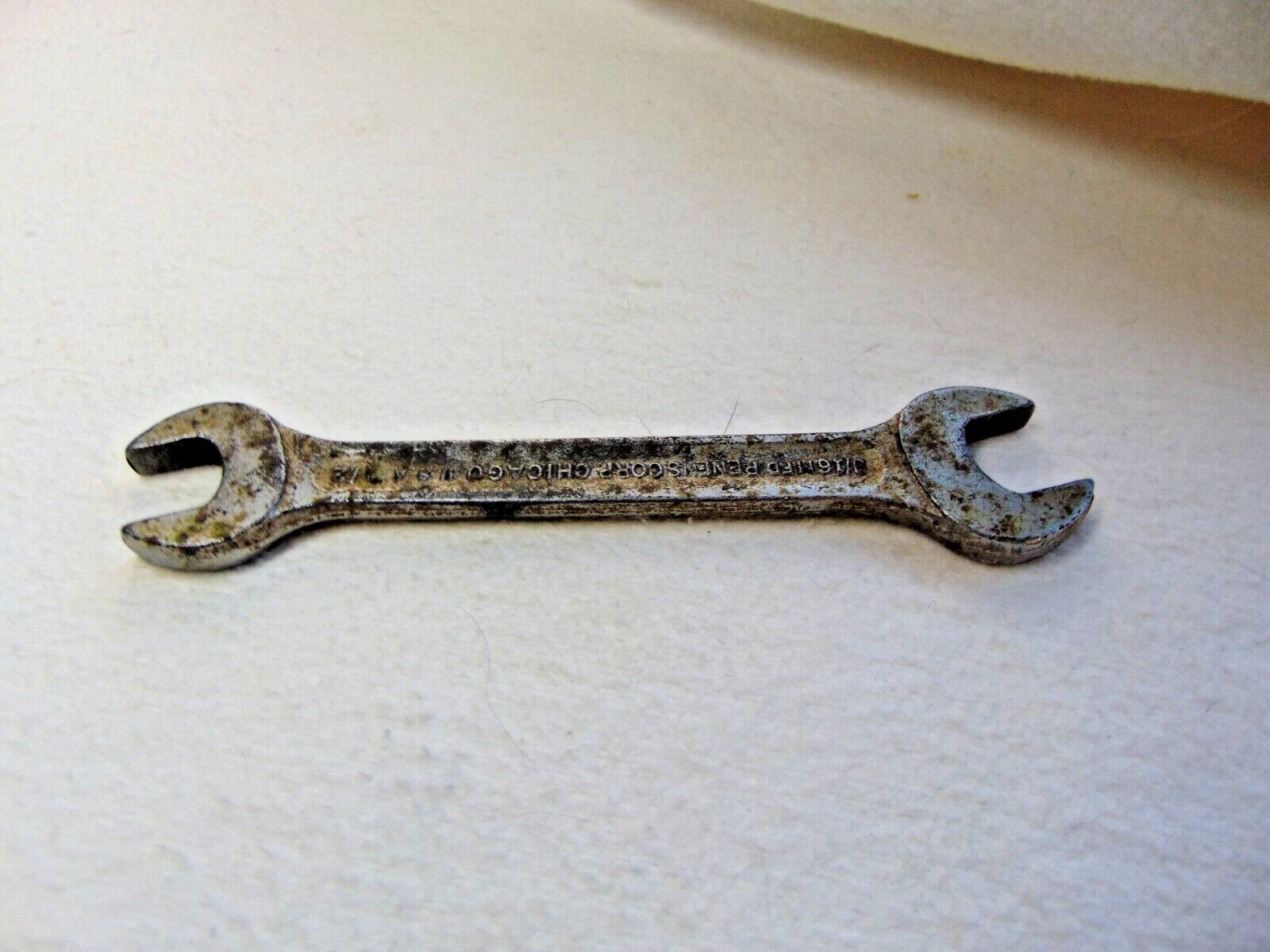 Vintage Penens wrench; open; drop forged; 1/2 x 9/16; Chicago, IL, USA