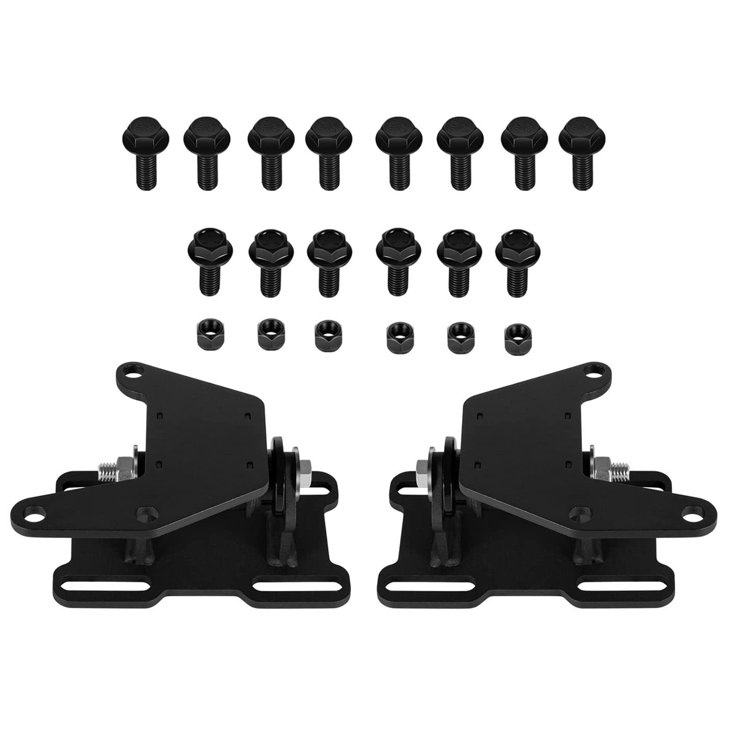 LS Conversion Engine Swap Mounts Adjustable w/ Hardware For GM Body 1978-1988
