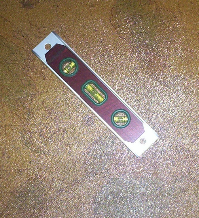 VINTAGE – WOODEN Aluminium Frame 9 inch Torpedo Level Aluminum Frame