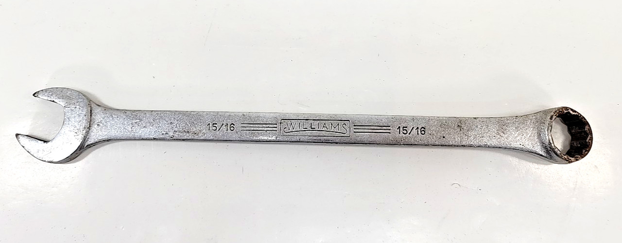 Williams Tools USA SUPERRENCH No. 1168 – 15/16″ Combination Wrench 12 Point USA