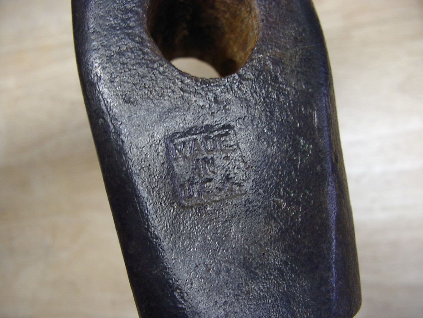 Atha 780 8lb Sledge Hammer Head,6-5/16″ Long,2-1/8″ Oct. Faces,110+ Yrs Old,VGC