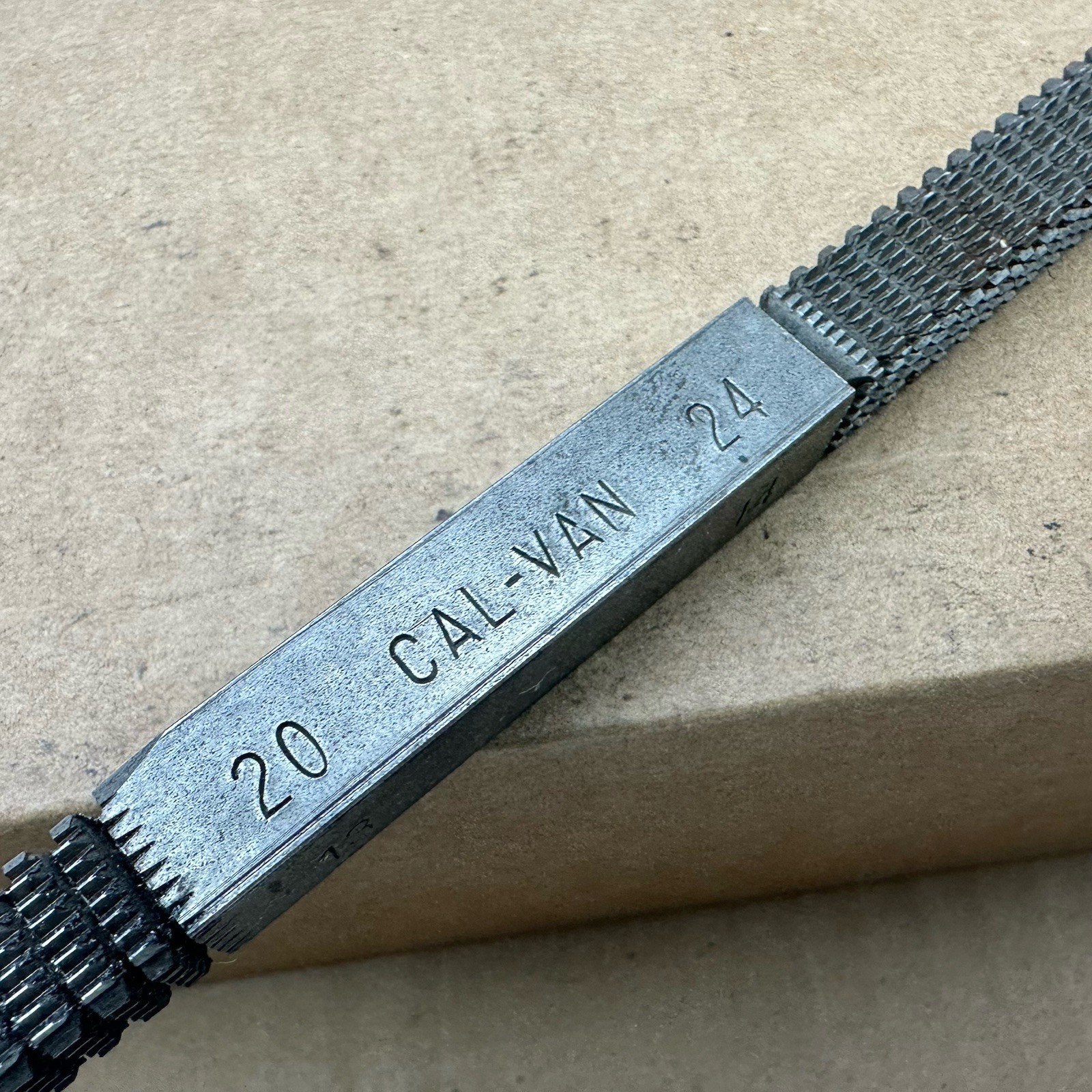 Vintage Cal-Van Made In USA Square Thread File No 422 Metric – Good Shape