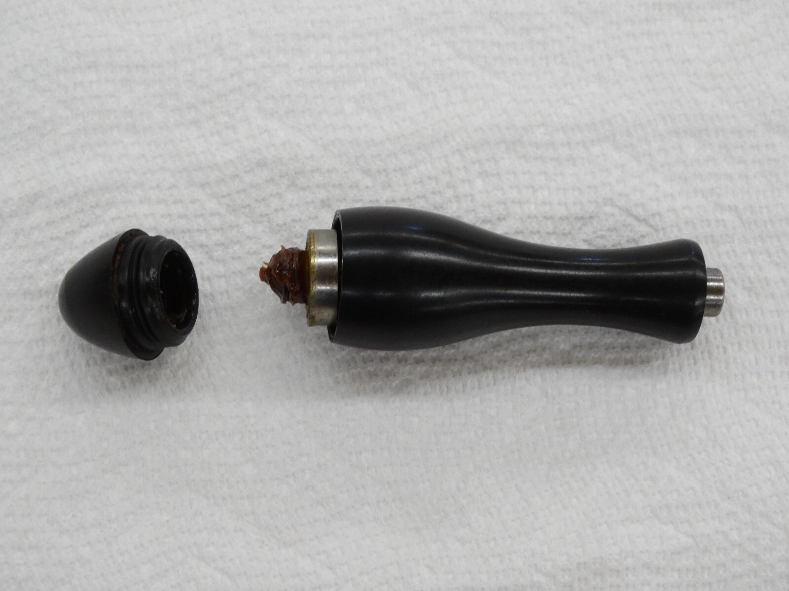 Vintage NOS Revolving Black Swivel Ball Bearing Press In 3 1/2″ Machine Handle