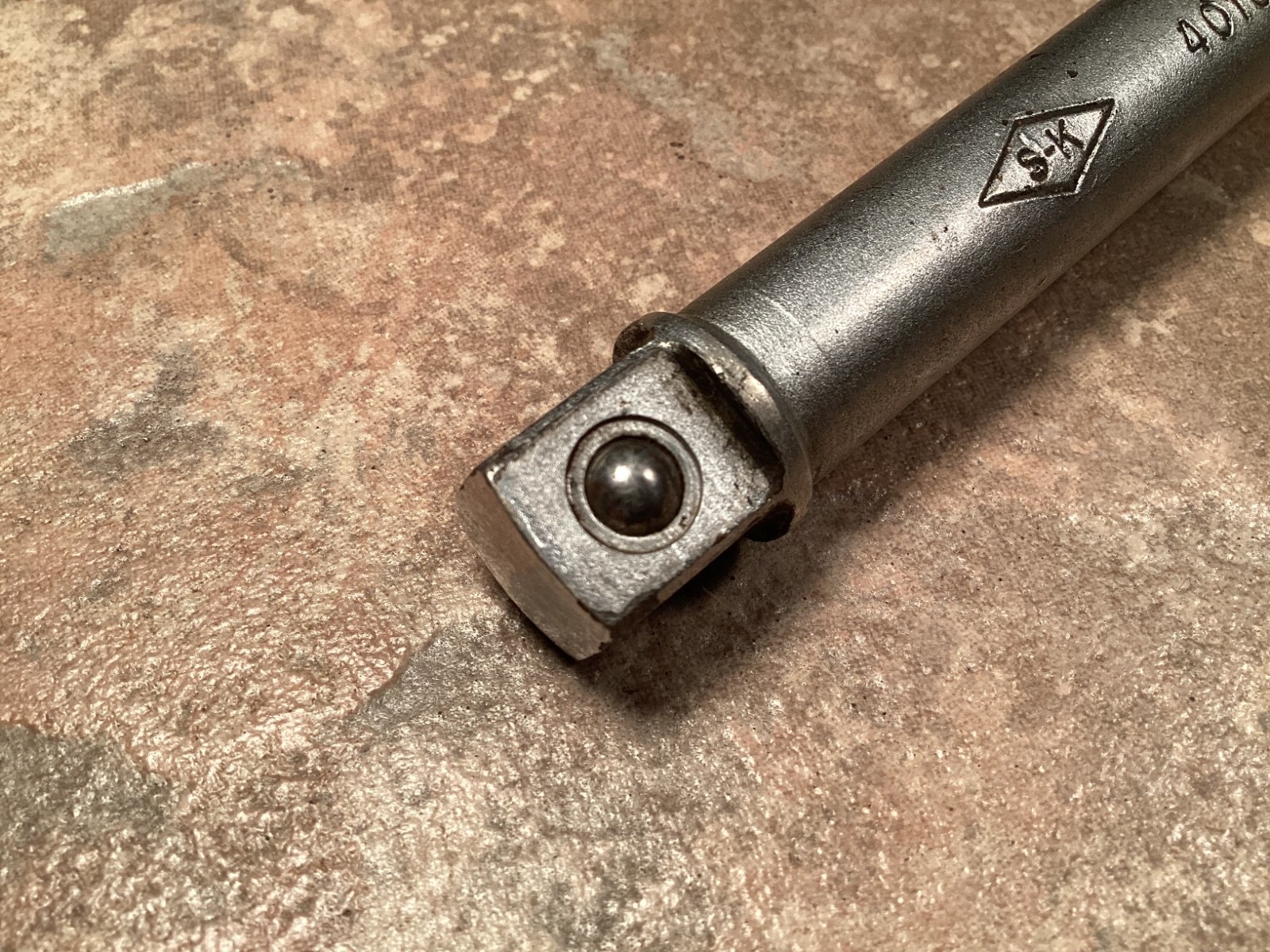 Vintage S-K Socket Extension Bar #40161 GUC 1/2″ Drive SAE 5″ Forged Satin USA