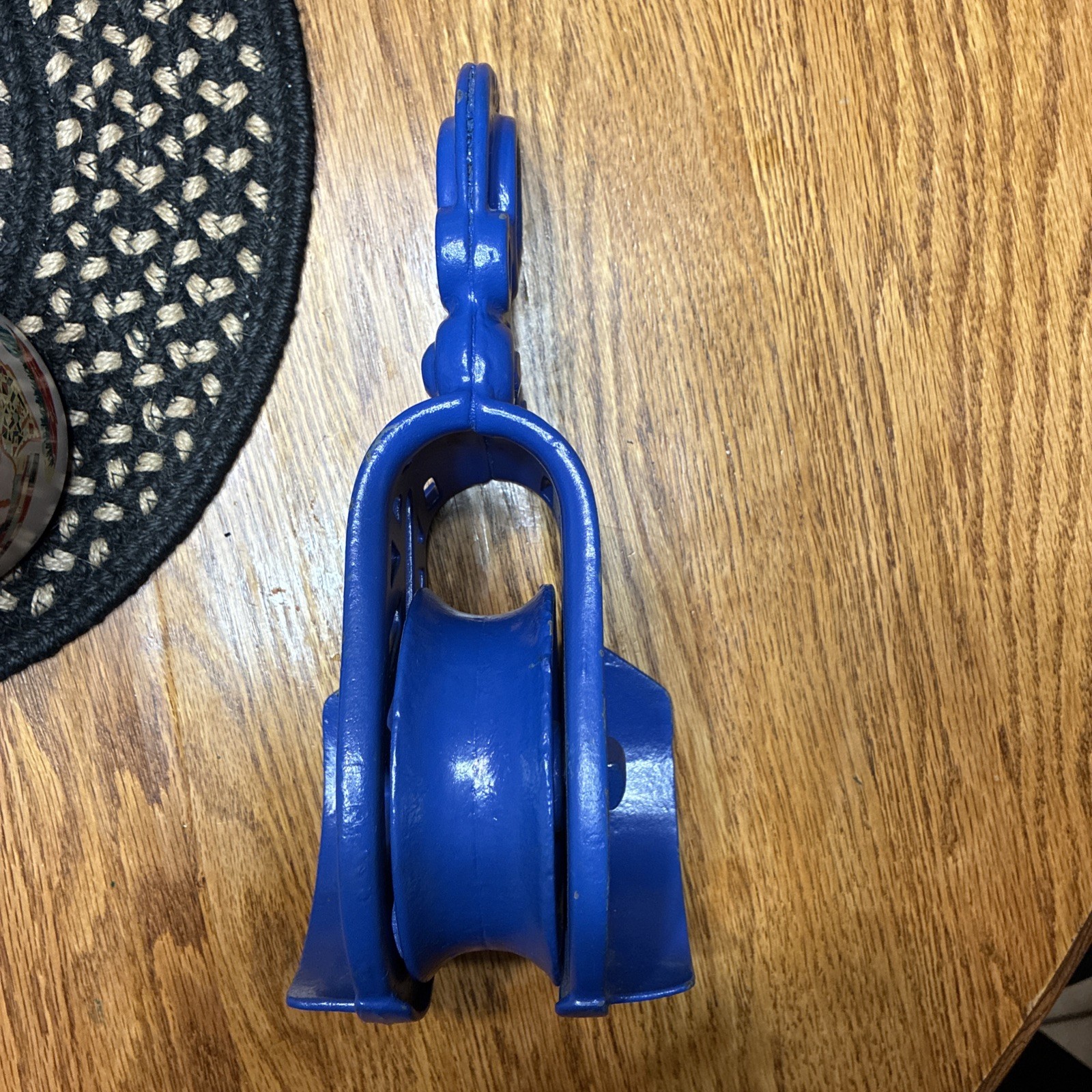 Hay Rope Pulley Myers H308 Cast Iron Frame And Pulley Excellent Condition VTG