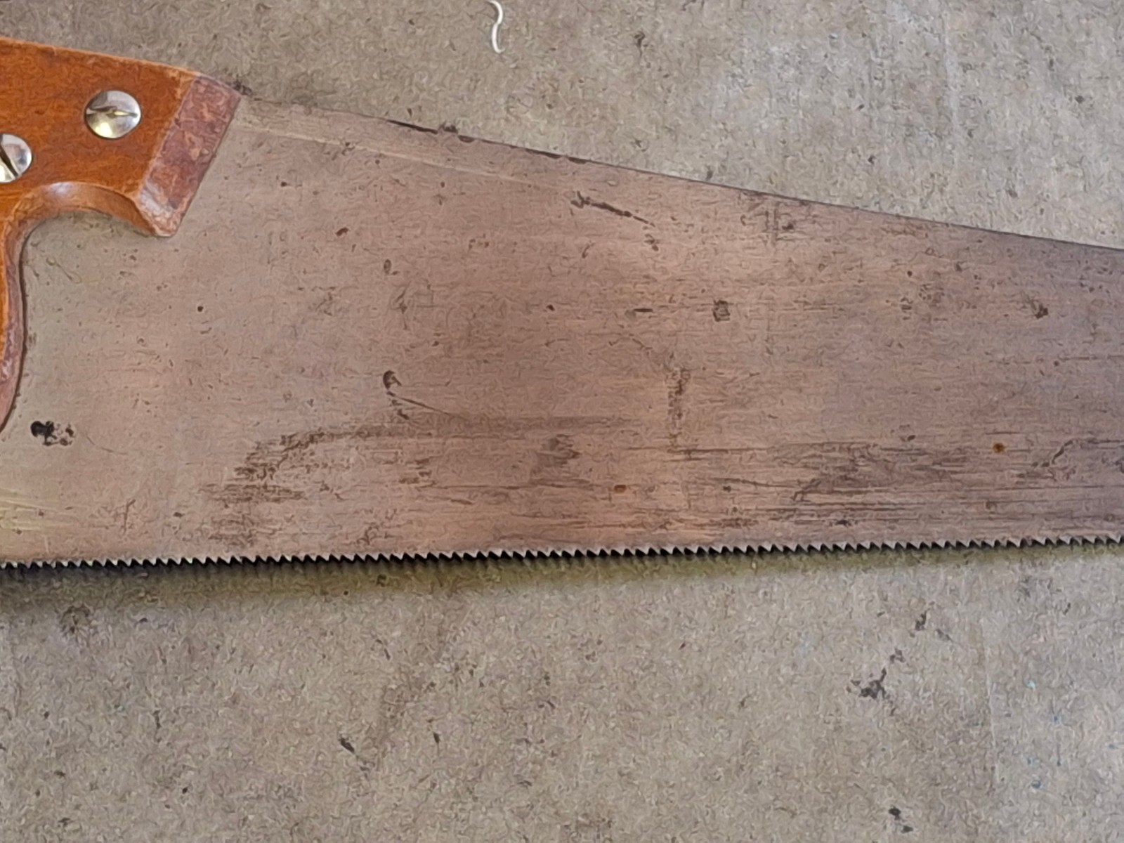 Vintage E.C. Atkins Silver Steel No. 51 Wood Saw Handsaw Skew-back 20″ Blade