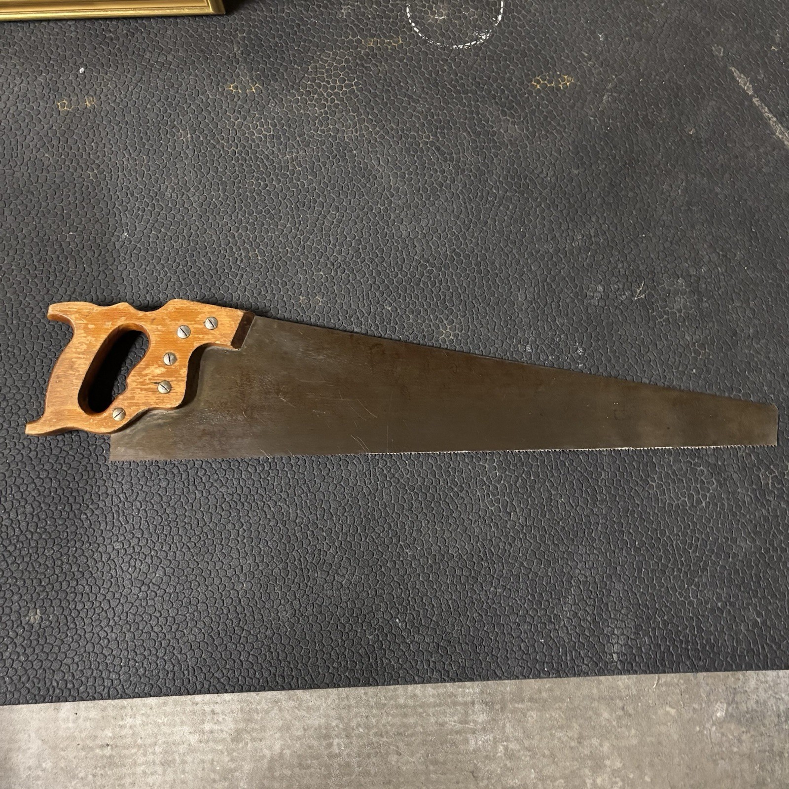 Vintage Henry Disston & Sons D-23 Hand Saw 26” Blade 8 TPI -Excellent Condition