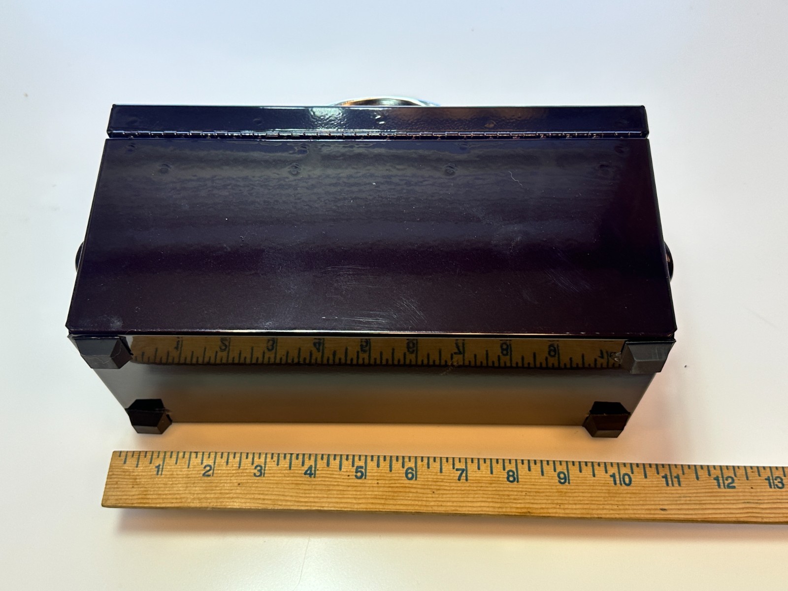 Snap-On Tools Maroon / Majestic Purple Vintage Mini Tool Box w/ Double Drawers