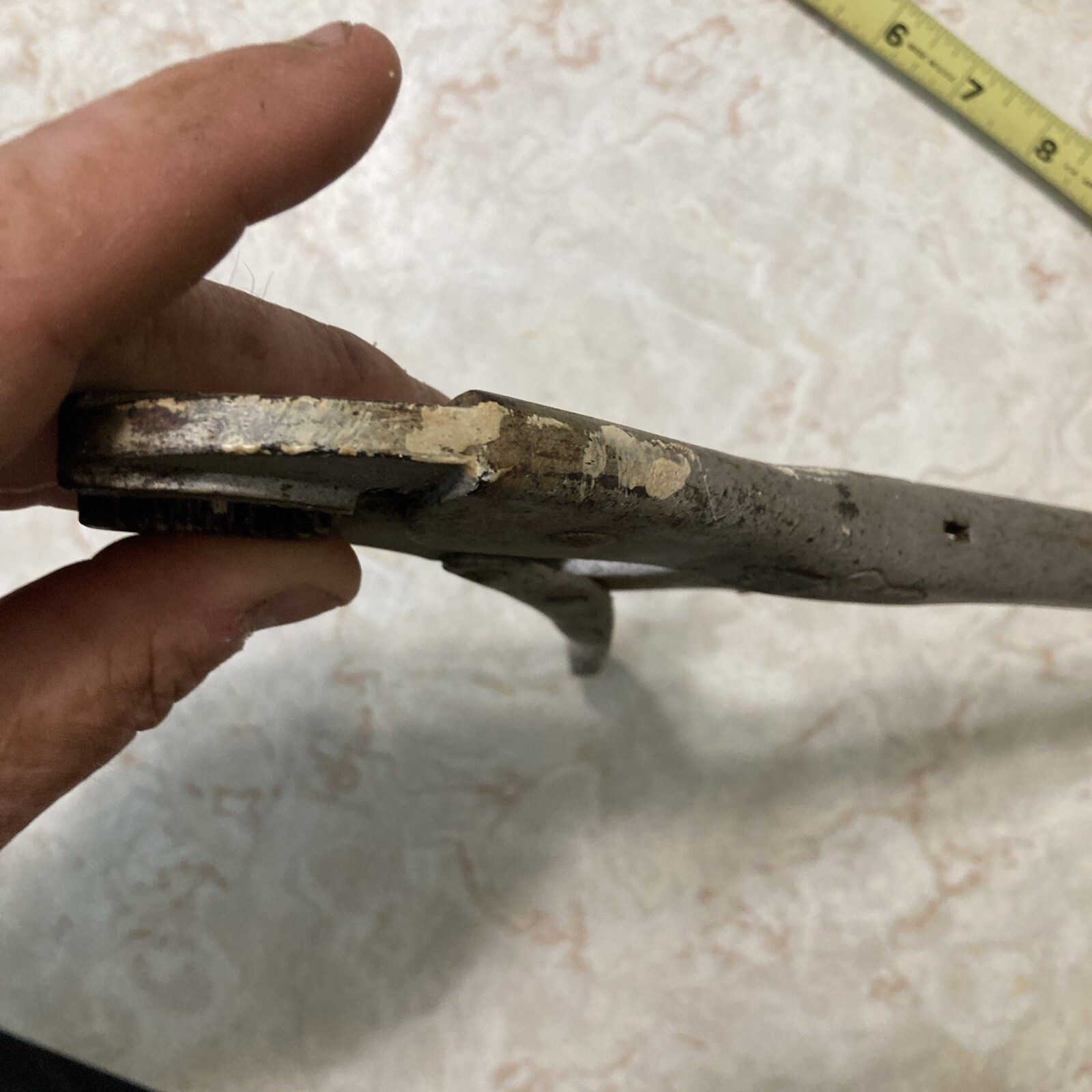 Early Old Style Vintage Peterson Vise Grip Pliers No 10 Dewitt Nebraska 40’s