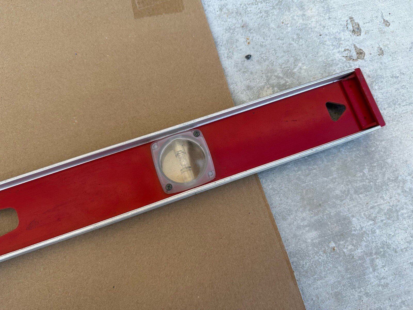 Vintage Stanley Bubble Level 48″ No. 42-480 Aluminum Edges 4ft Made In USA