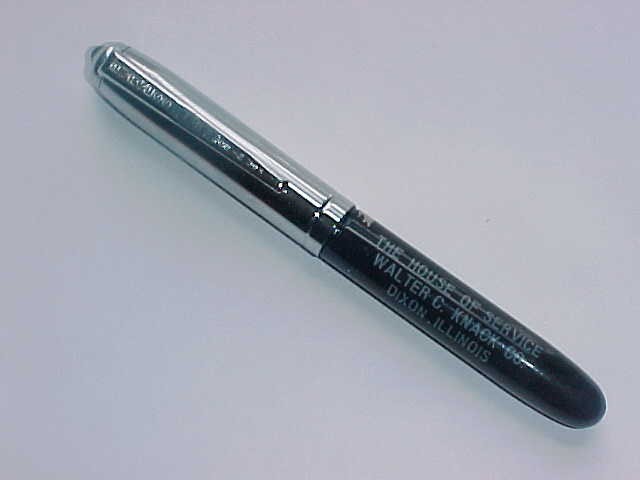 Vintage Burgess FREEPORT ILL Pen Flashlight WALTER C. KNACK CO. DIXON ILLINOIS