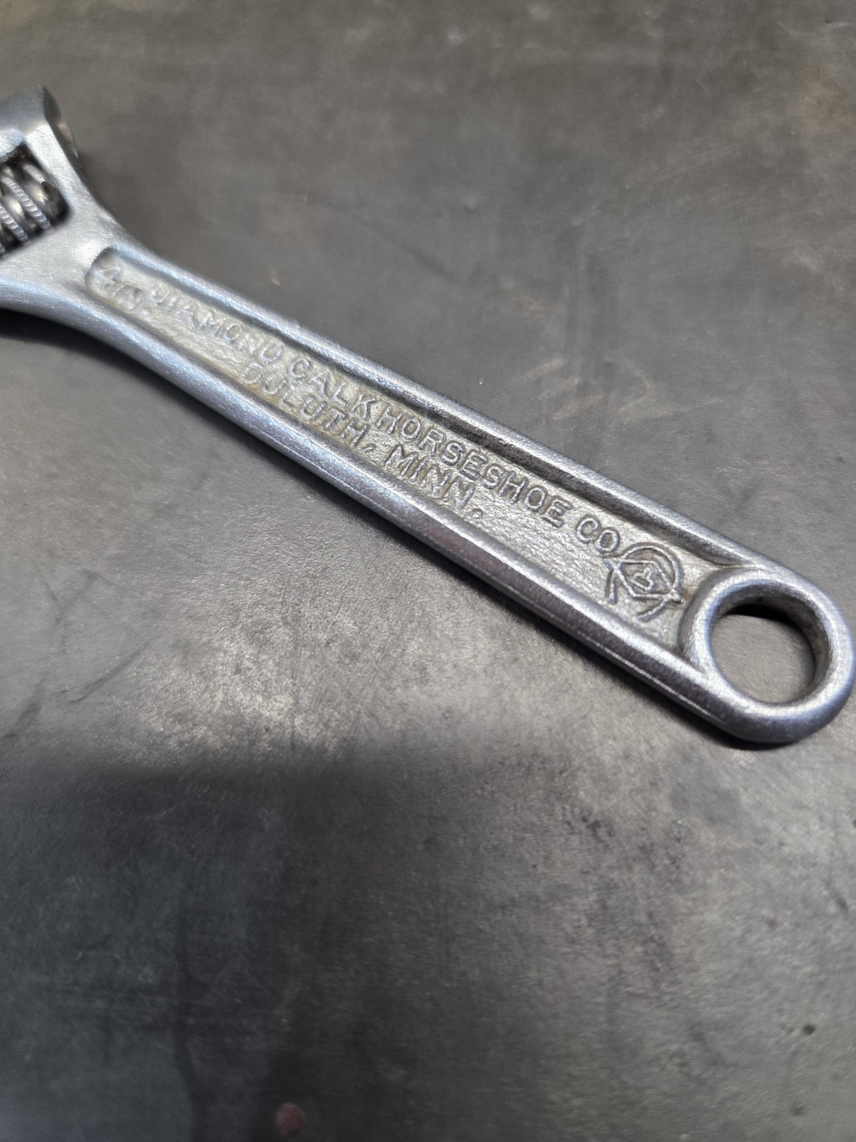 Vintage Diamond Calk Horseshoe Co USA Diamalloy 4” Adjustable Wrench