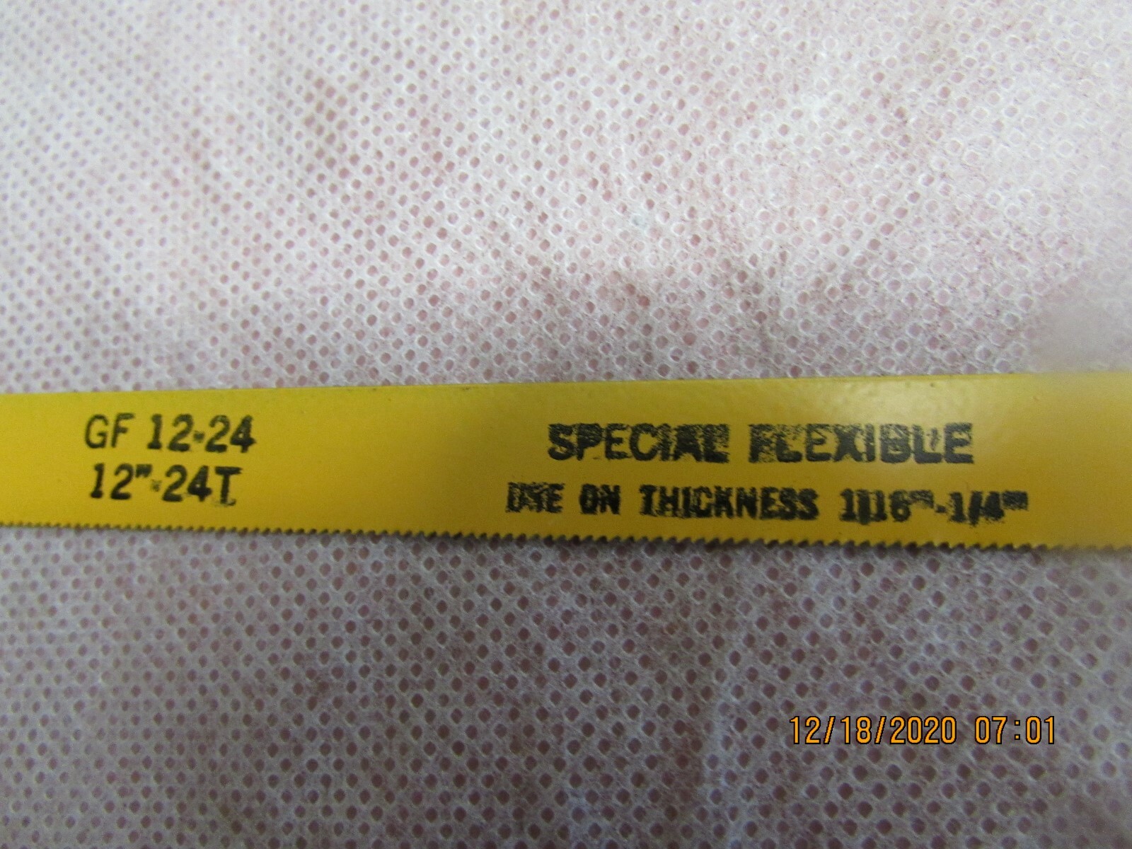 Lot of 25 NOS Never Used Great Neck USA GF12-24 12″ 24 TPI Hacksaw Blades