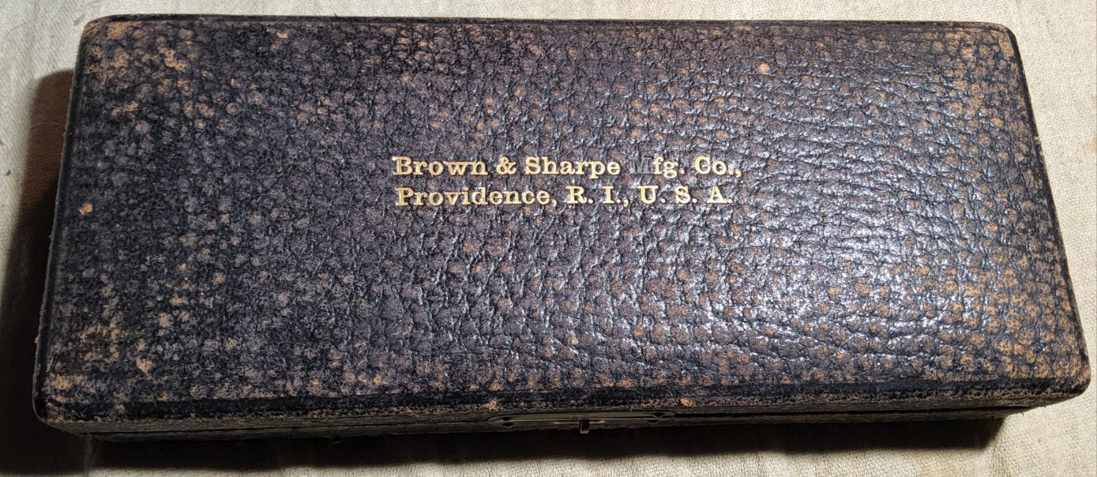 ANTIQUE DEC. 30, 1902 PATENT BROWN & SHARPE NO. 45 MICROMETER IN ORIGINAL BOX