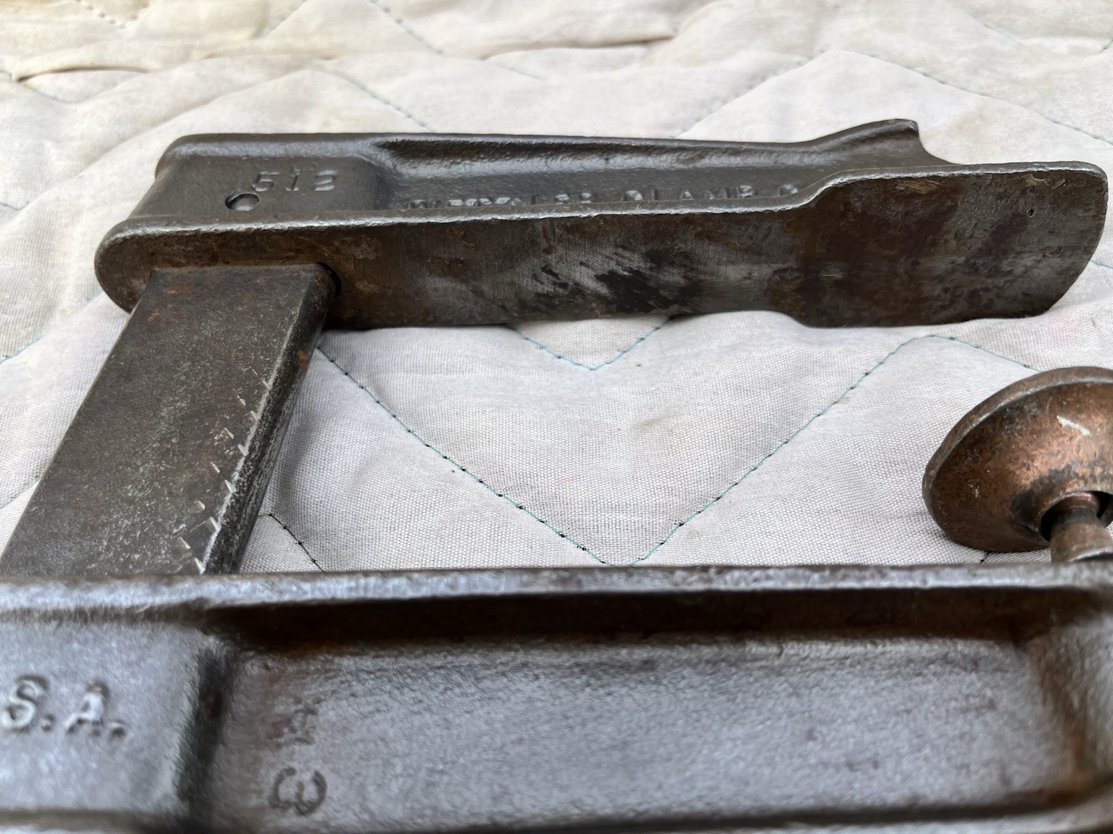Vintage Wetzler Quick Action Clamp 512S Style No. 5 Steel Handle