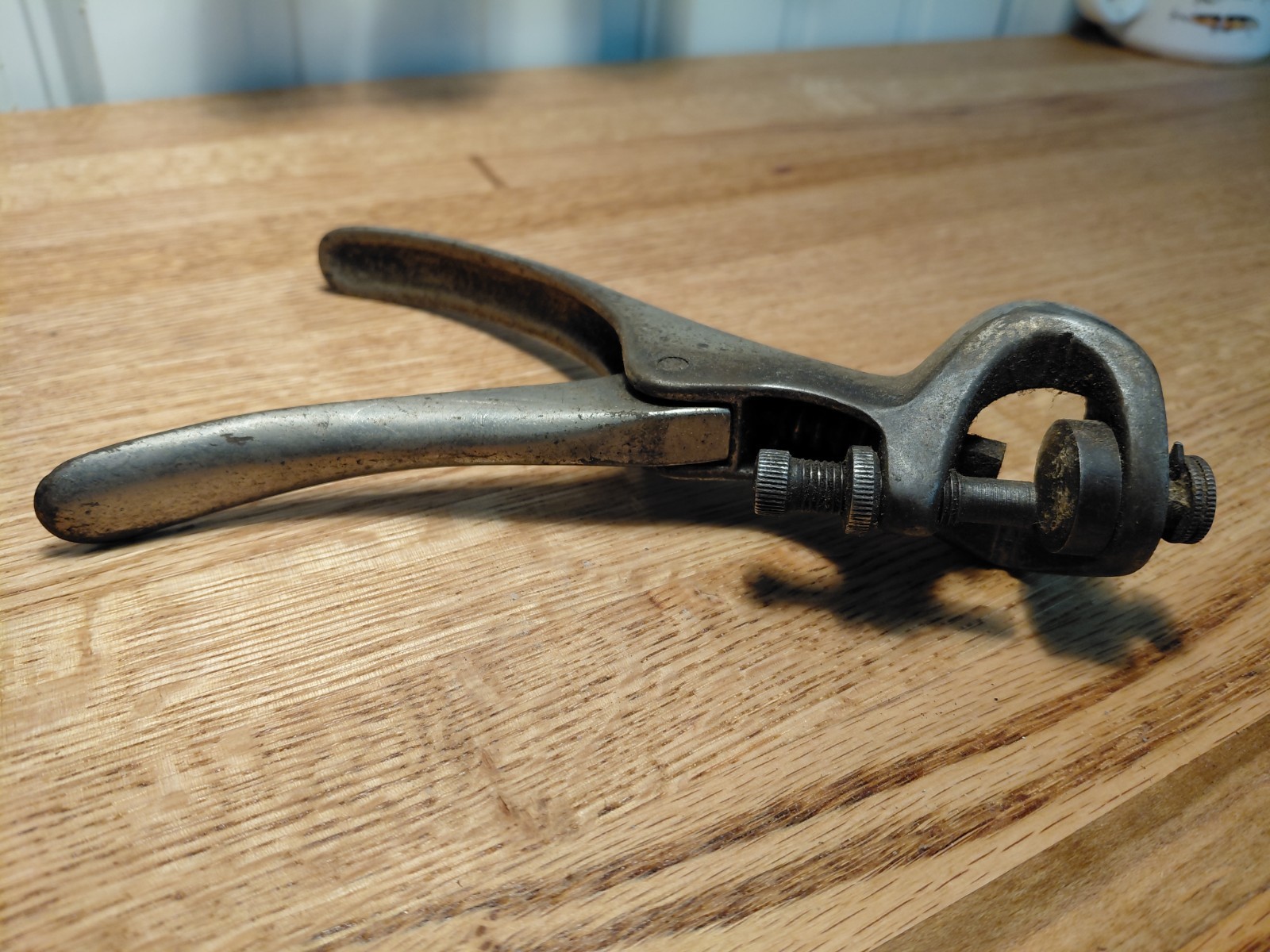 Saw Set Setting Pliers Aluminum Old Style Tool H26