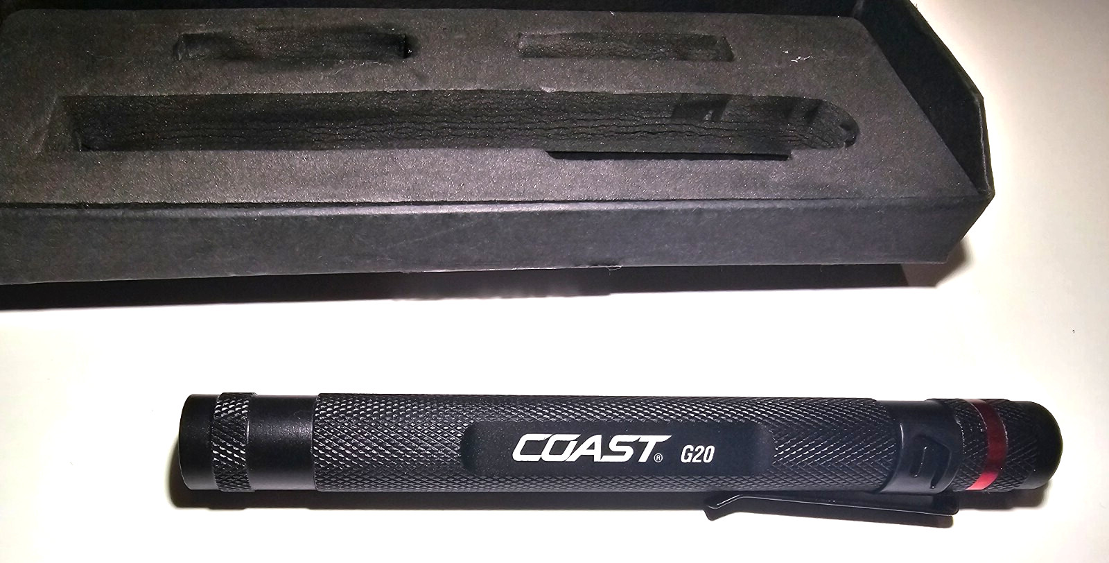 Teledyne FLIR Logo Coast G20 LED Inspection Light Flashlight Clip Rear Switch