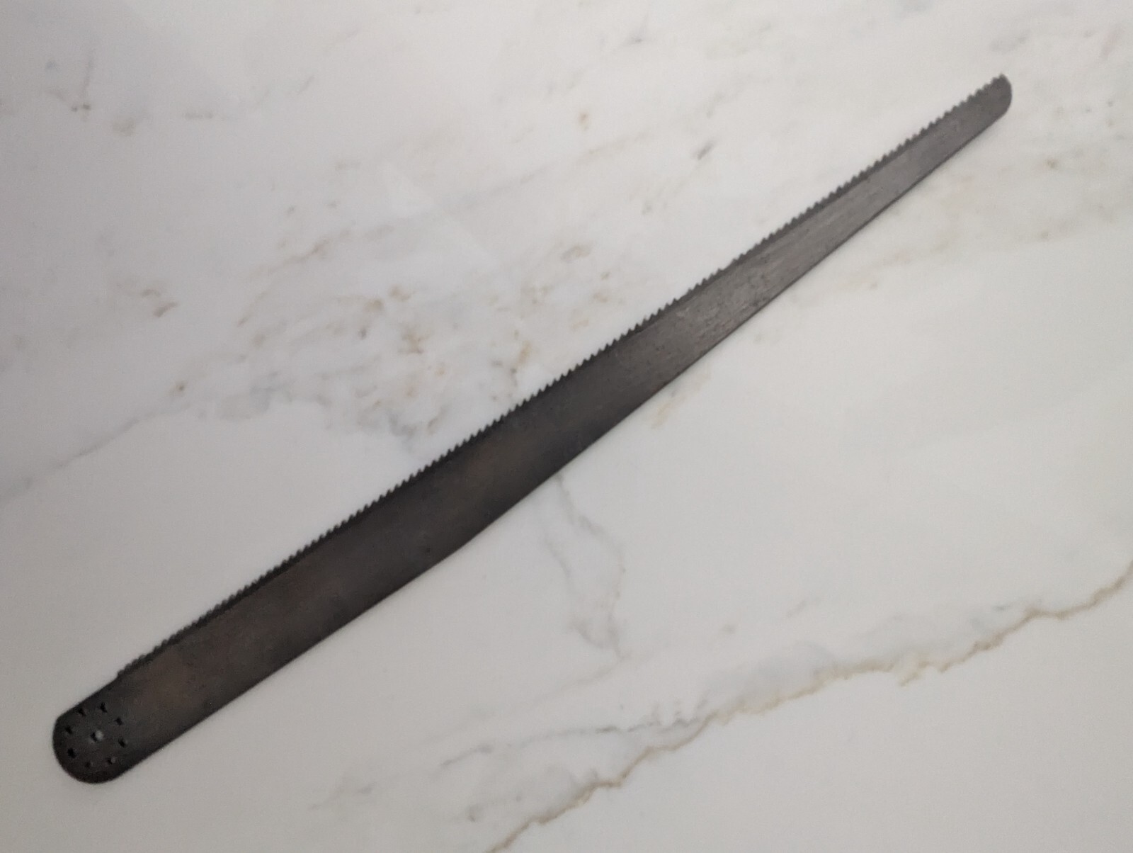 Vintage Allway Super Chrome Handle Pistol Grip 12″ Hand Saw w/Matching Blade
