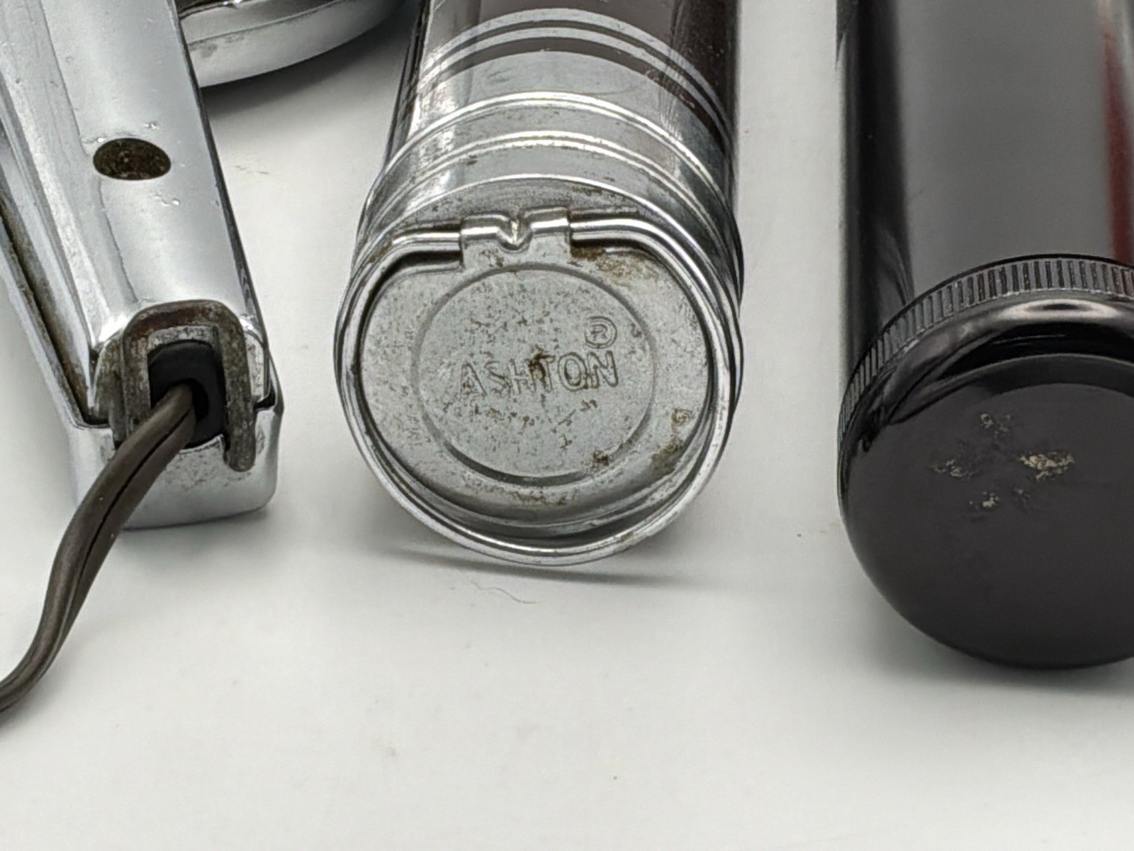 Vintage Flashlight Lot Maglite Ashton Metal Spotlights Cigarette Plug Working
