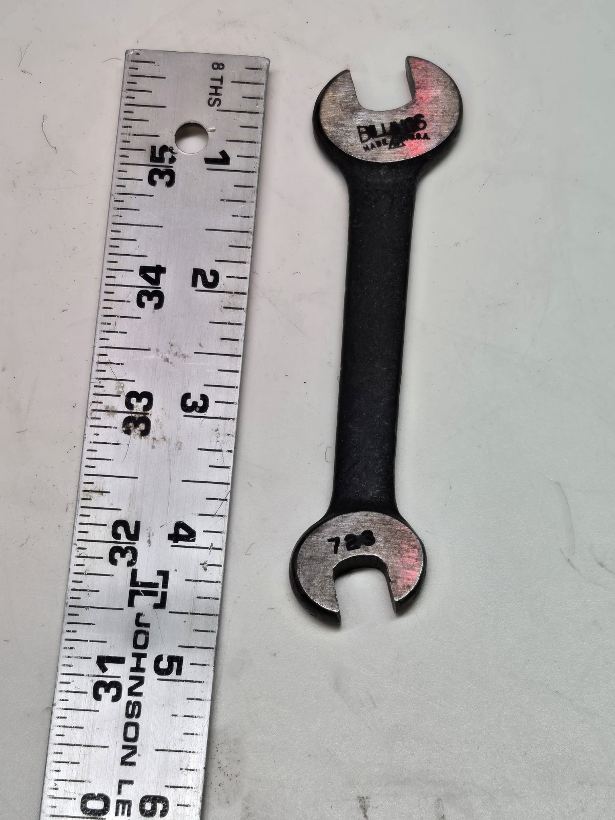 Vintage Billings Open End Wrench 723 3/8″ & 7/16″ Made in USA