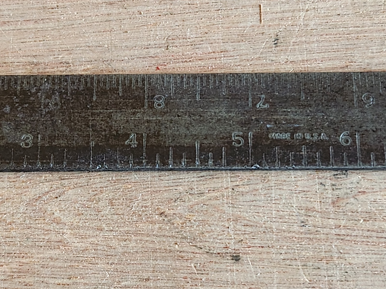 Steelcraft 12″ Rule Machinist Blade From Combination Square USA Vintage Steel