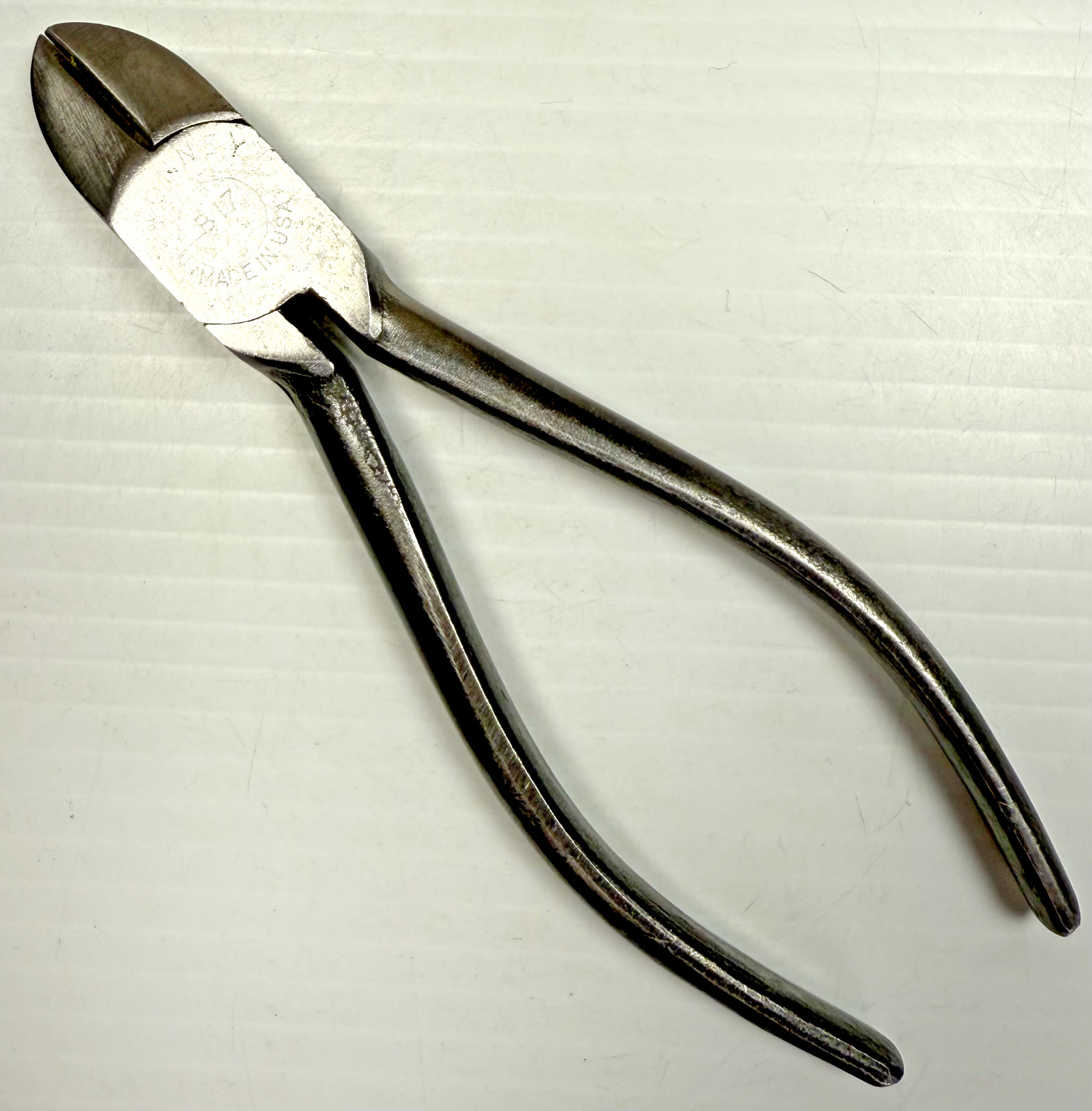 Vintage Bonney Tools 6-1/4″ Long – Diagonal Side Cutting Pliers USA Tool