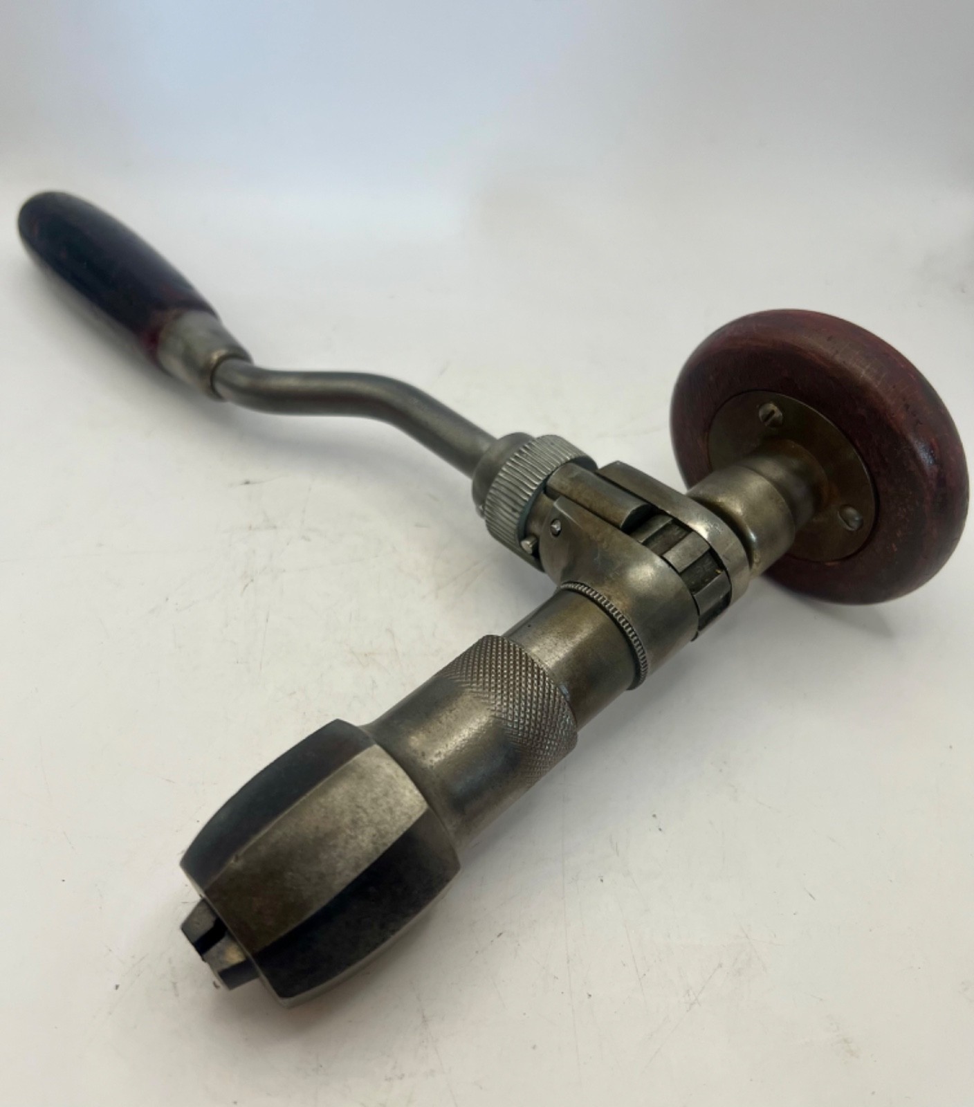 Vintage Skinner Hand Crank Brace Corner Drill