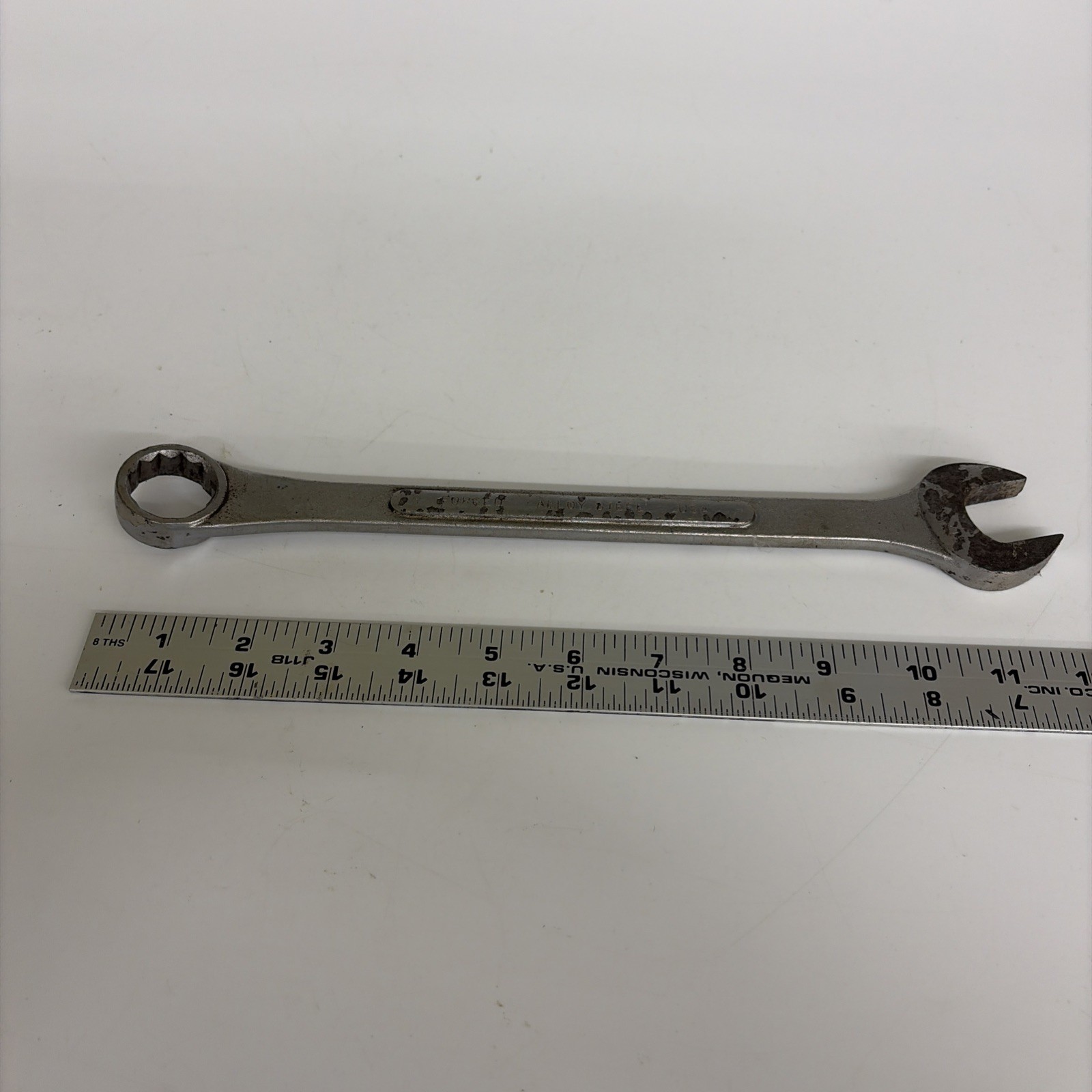 Vintage American Forge 7530 Combination Wrench Forged Alloy Steel USA