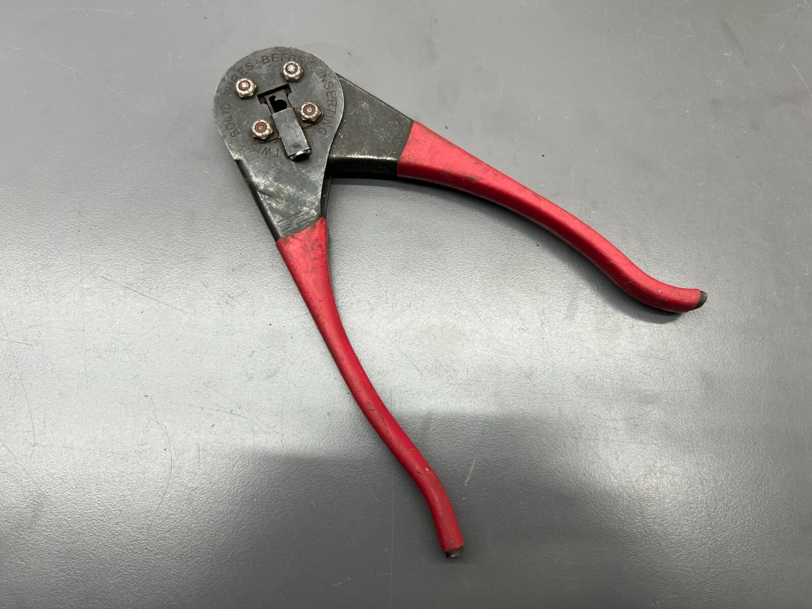 (h) BUCHANAN C-24 PRES SURE TOOL 4-WAY CRIMP ELECTRICIAN CRIMPER – USA